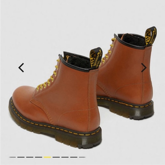 NEW Dr. Martens 1460 Waterproof Fleece Lined Lace-Up Boots Women’s 10, Men’s 9 - Picture 2 of 16